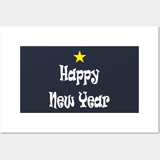 Happy New YEAR Quotes Wall Art by PlanetMonkey